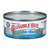 Bumble Bee&nbsp;Tuna&nbsp;Albacore Chunk White In Water Full-Size Picture